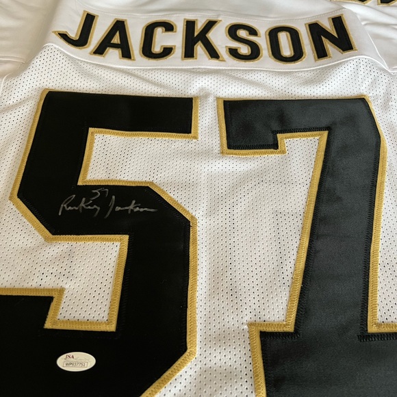NEW ORLEANS SAINTS RICKEY JACKSON AUTOGRAPHED HOF SIGNED JERSEY JSA COA - Picture 5 of 5